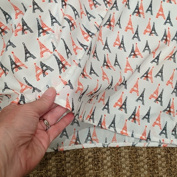 Downeast Eiffel Tower Tulip Skirt Medium - Picture 2 of 5